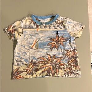 Ralph Lauren Tropical Print Baby Boy Shirt